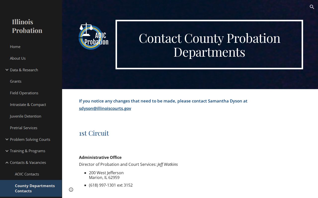 McDonough County arrest history probation directory